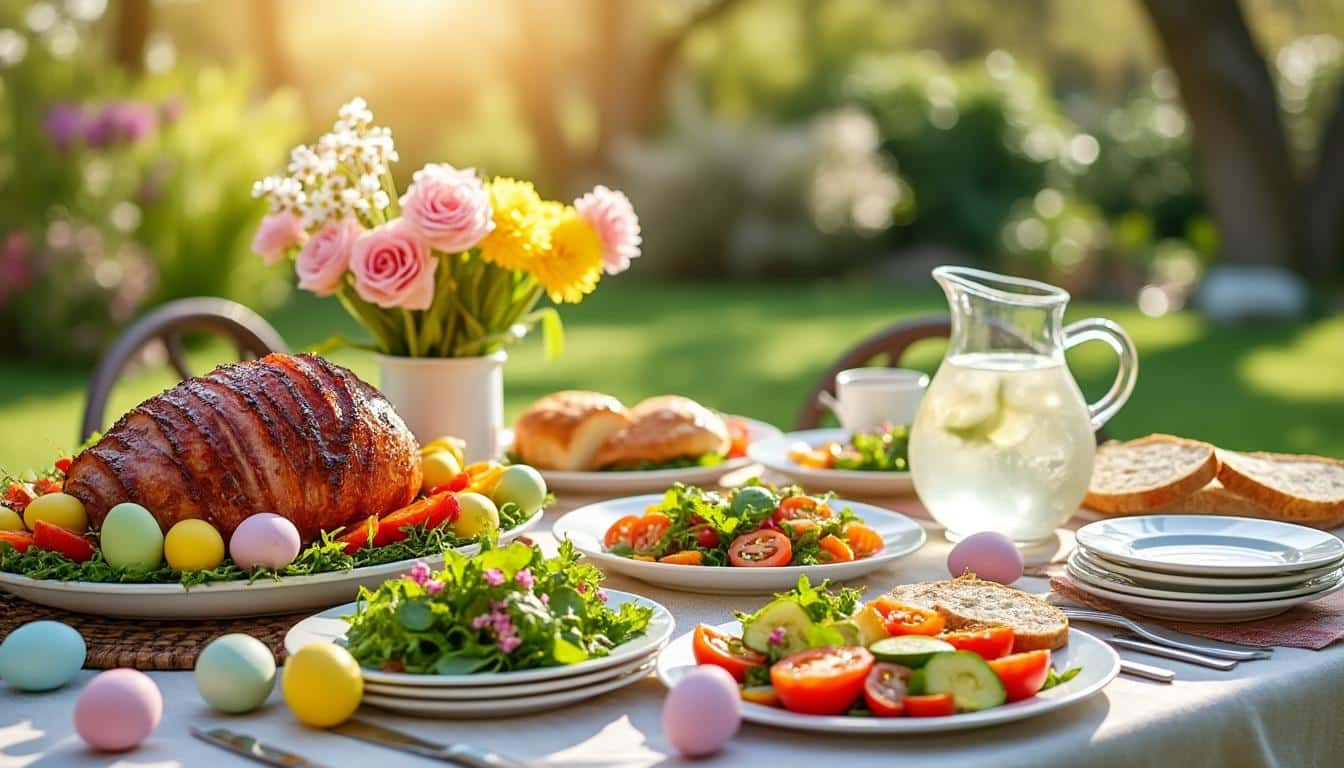 Menu de pâques simplifié : recettes conviviales à savourer en famille
