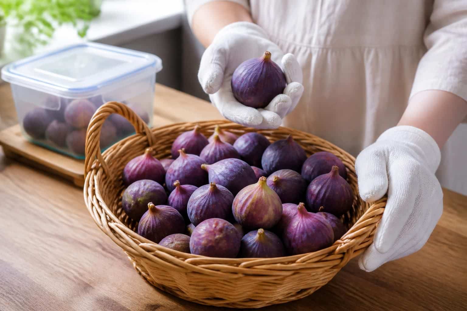 découvrez comment un tri rigoureux des figues intactes est essentiel pour garantir leur qualité avant la congélation et préserver leur saveur.