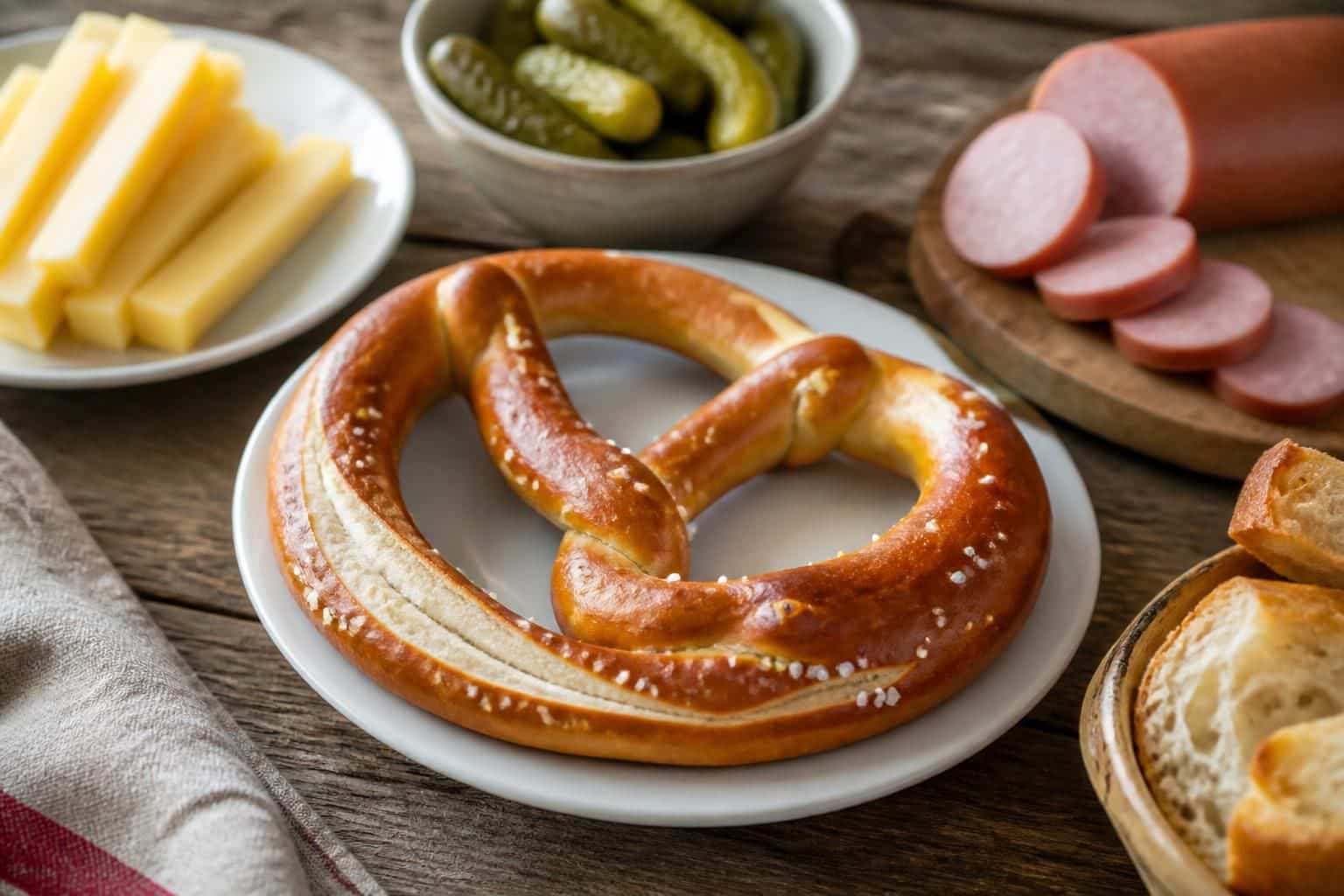 découvrez le bretzel traditionnel alsacien, un amuse-gueule apéritif croustillant et savoureux, parfait pour vos moments de convivialité.