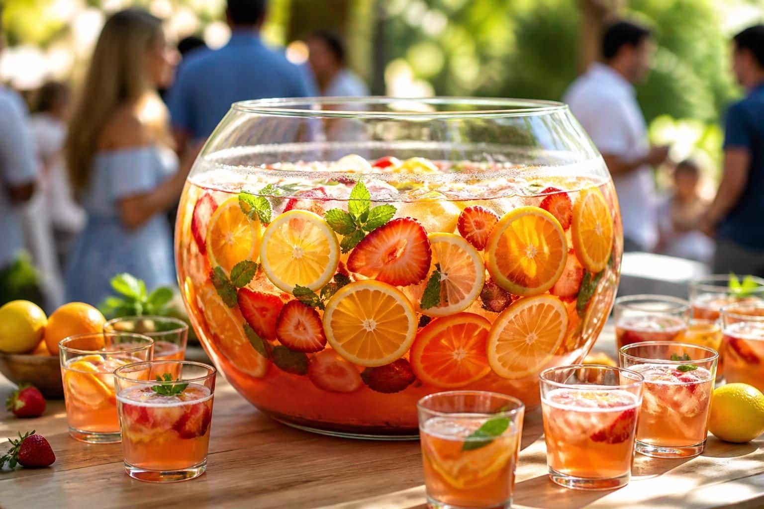 découvrez notre grand récipient en verre, idéal pour préparer et servir vos recettes de punch pour 40 personnes en toute simplicité et élégance.