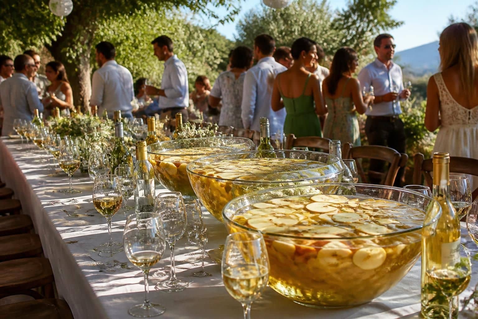 découvrez comment le vin blanc sec et sucré sublime la recette de la marquisette pour 50 personnes, une boisson festive et rafraîchissante idéale pour vos grandes occasions.