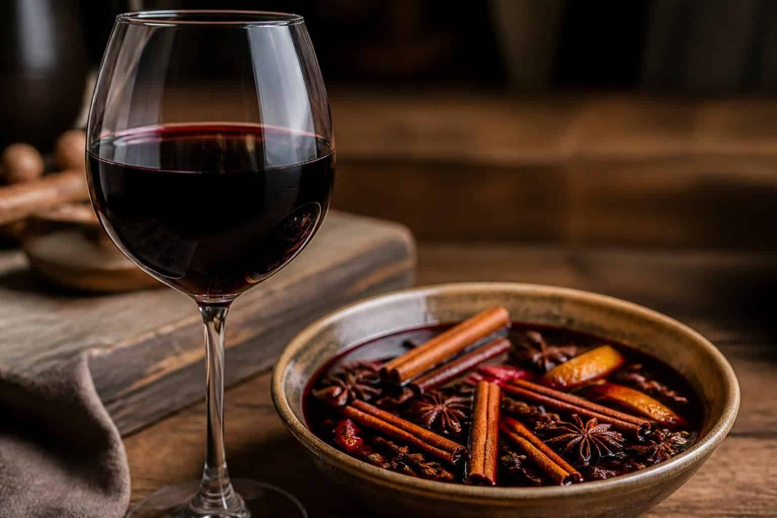découvrez notre apéritif maison à base de vin rouge corsé, macéré avec des épices savoureuses pour une expérience gustative unique et raffinée.