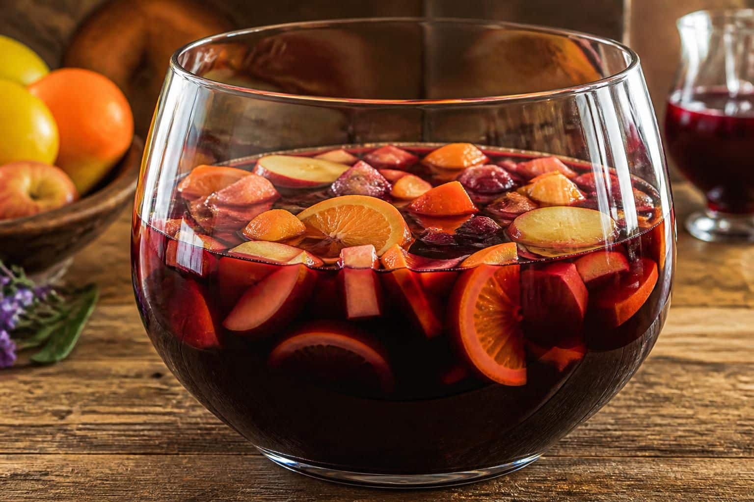 découvrez comment préparer une sangria pour 10 personnes avec du vin rouge espagnol qui macère parfaitement les fruits pour une boisson rafraîchissante et savoureuse.