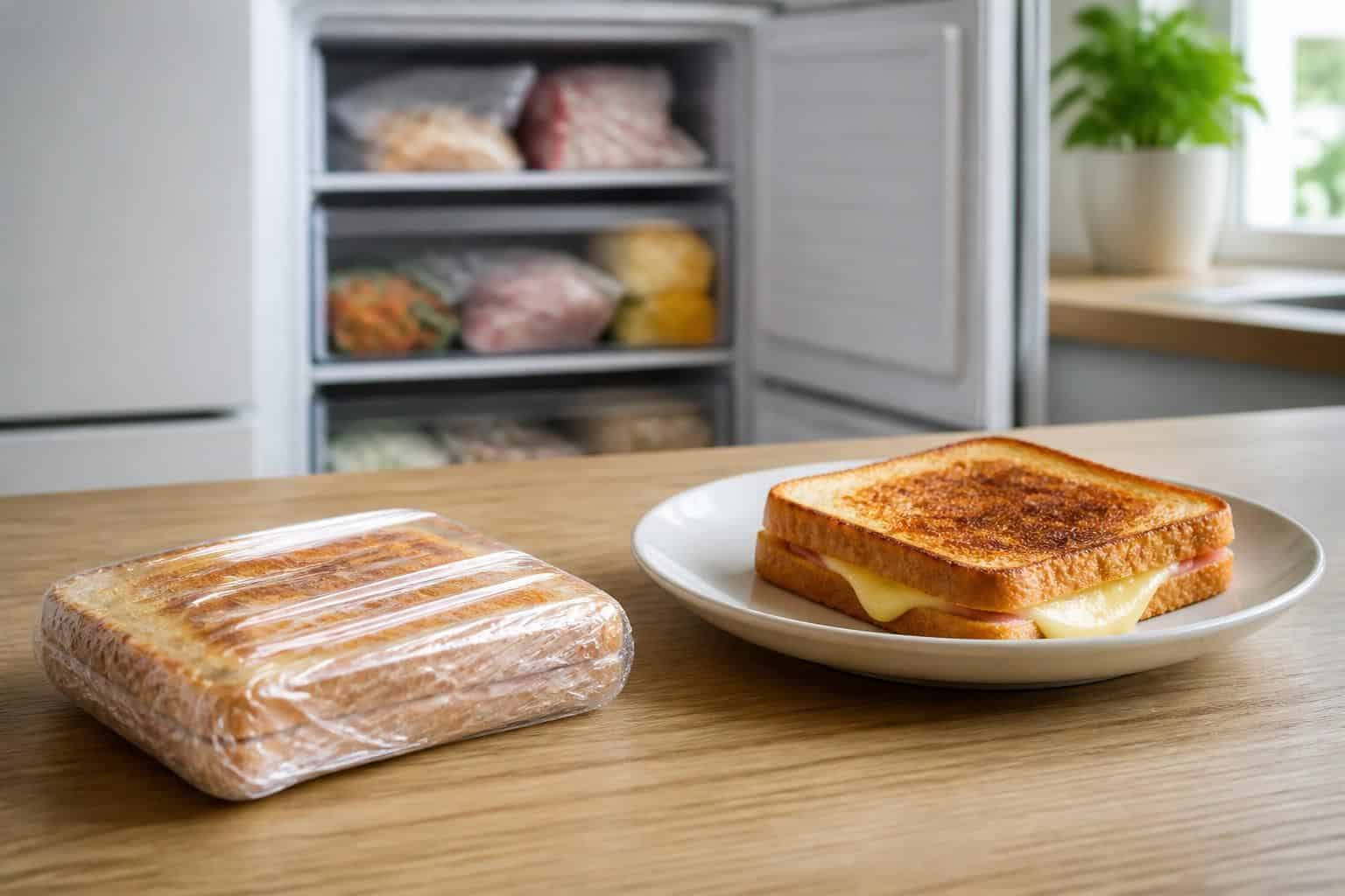 découvrez comment l'emballage individuel dans du film étirable influence la possibilité de congeler des croques monsieur tout en préservant leur fraîcheur et leur goût.