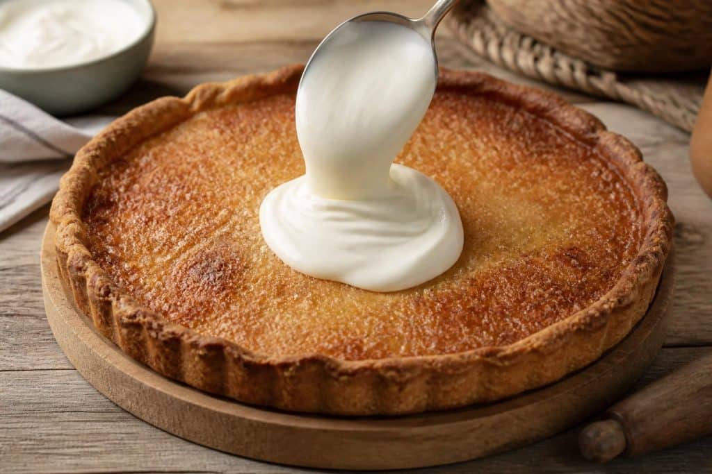 découvrez comment la crème fraîche épaisse sublime la recette traditionnelle de la tarte au sucre de grand-mère, pour un dessert fondant et généreux.