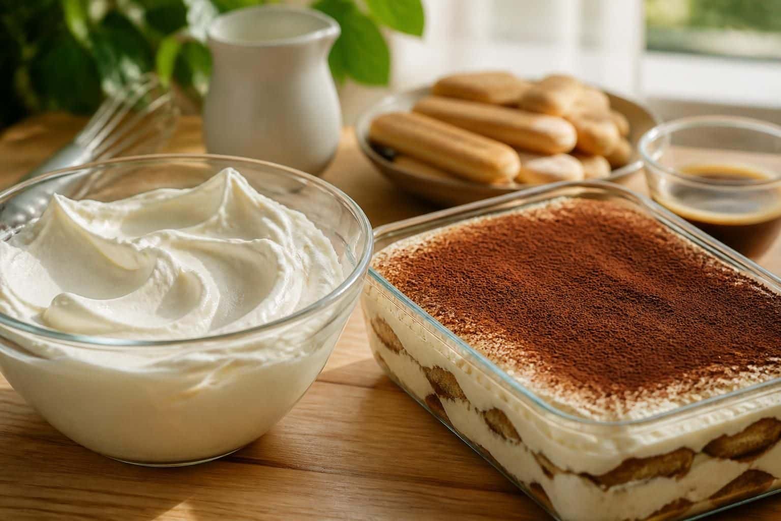 découvrez comment alléger votre tiramisu sans œuf grâce à la crème liquide montée en chantilly, pour un dessert léger et savoureux.