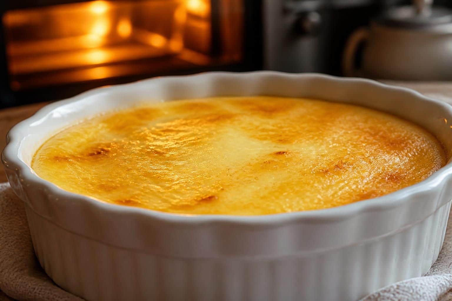 découvrez comment la cuisson lente au four aide à figer parfaitement la crème des œufs au lait pour une texture onctueuse et délicieuse.