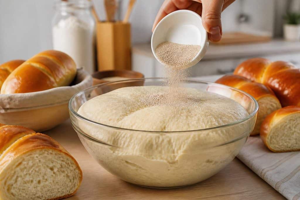 découvrez comment la levure boulangère permet de faire gonfler la mie des pains au lait pour des recettes moelleuses et savoureuses.