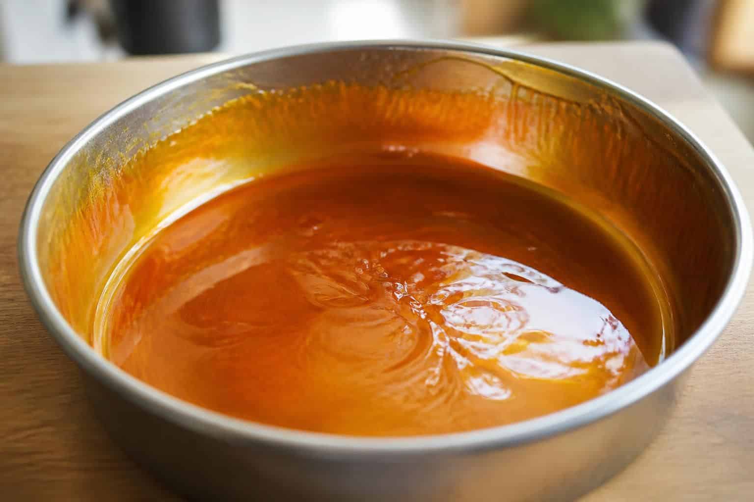 découvrez la recette du flan au caramel où un caramel liquide délicatement tapisse le fond du moule pour une saveur et une texture irrésistibles.