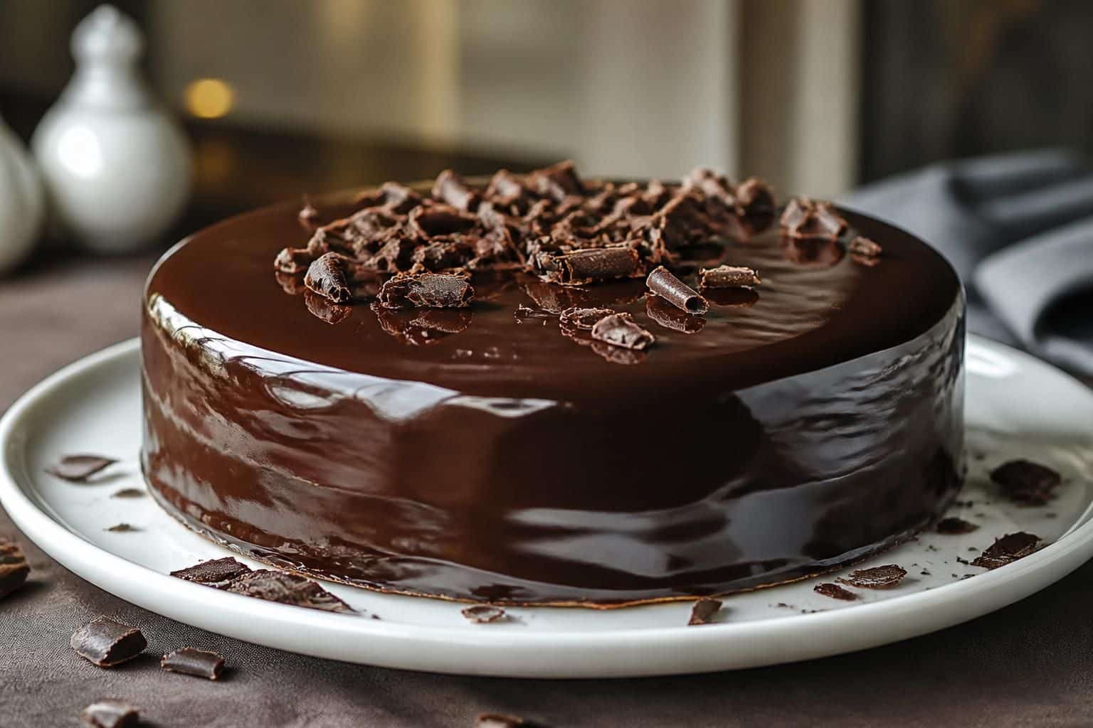 découvrez comment réaliser un glaçage au chocolat brillant qui nappe parfaitement votre gâteau d'anniversaire au chocolat pour un dessert gourmand et élégant.