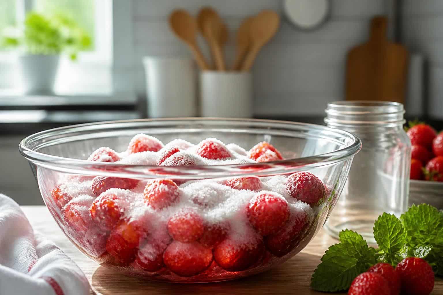 découvrez comment le temps de macération dans le sucre influence la préparation parfaite de la confiture de fraises pour un goût riche et fruité.