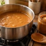 découvrez comment la cuisson lente transforme le lait concentré en une confiture de lait onctueuse et délicieusement caramélisée.