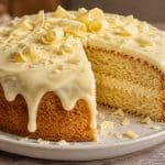 découvrez comment le chocolat blanc fondu apporte une douceur délicate et gourmande à cette recette de gâteau au chocolat blanc.