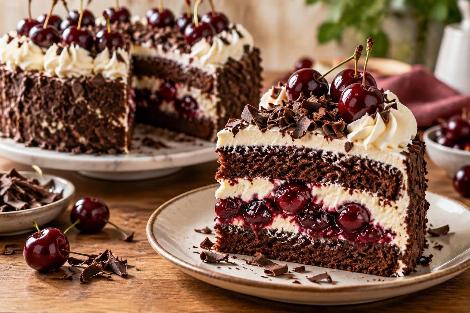découvrez une recette facile de forêt-noire au mascarpone fouetté, une alternative onctueuse et gourmande à la chantilly.