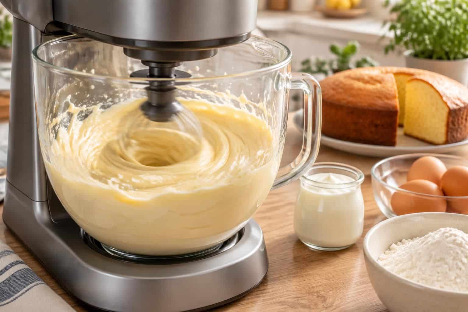 préparez rapidement un gâteau au yaourt moelleux avec cette recette thermomix : le robot mixeur émulsionne les ingrédients en quelques instants.