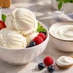 découvrez une recette de glace au yaourt onctueuse et gourmande, préparée avec du yaourt nature entier pour une texture crémeuse et savoureuse.